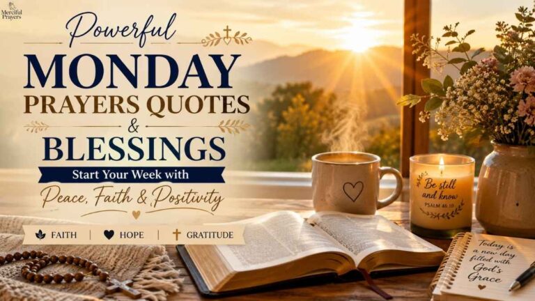 435+ Powerful Monday Prayers Quotes & Blessings for a Positive Week
