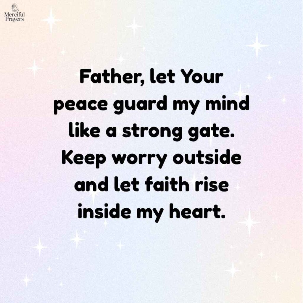 Prayer for Peace of Mind and Protection