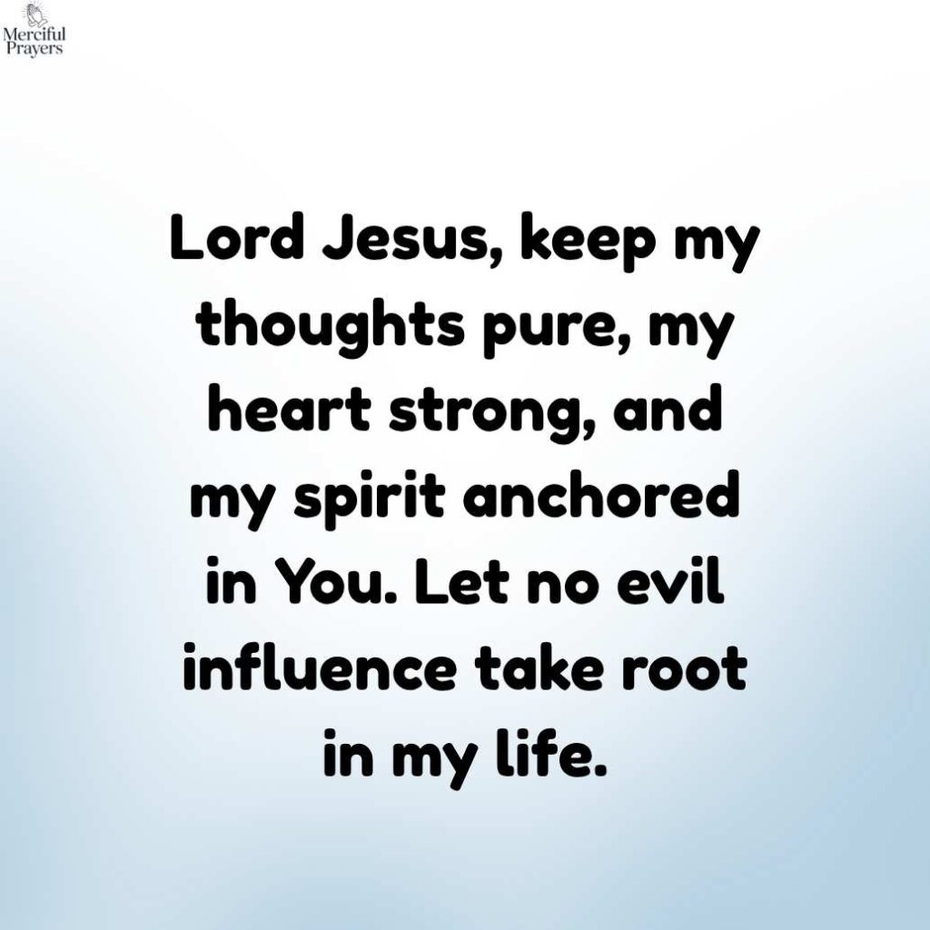 Short Prayer for Protection from Evil Spirits
