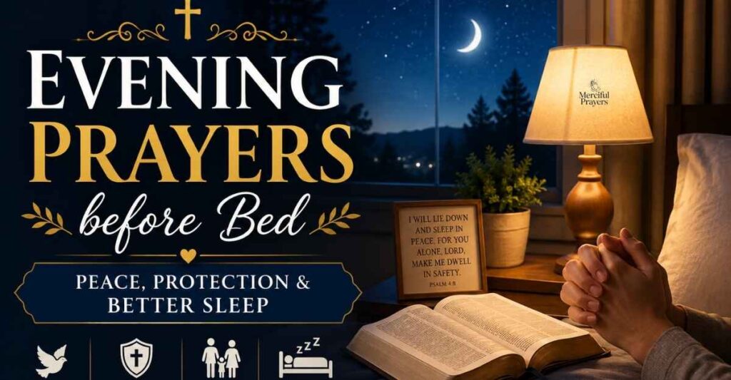 300+ Powerful Evening Prayers before Bed for Better Sleep