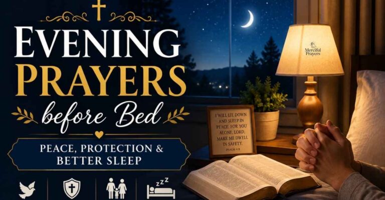 300+ Powerful Evening Prayers before Bed for Family, Faith, and Better Sleep