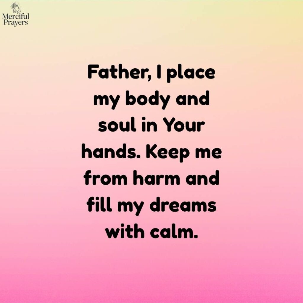 A Traditional Bedtime Prayer