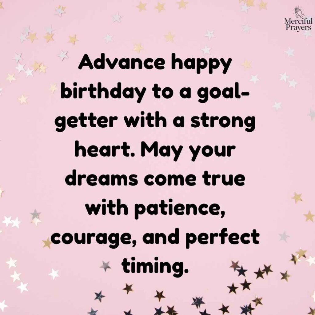 Advance Birthday Wishes for Successful and Achiever Friend