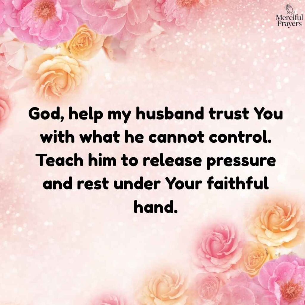Bedtime Prayer for My Husband’s Peace and Strength