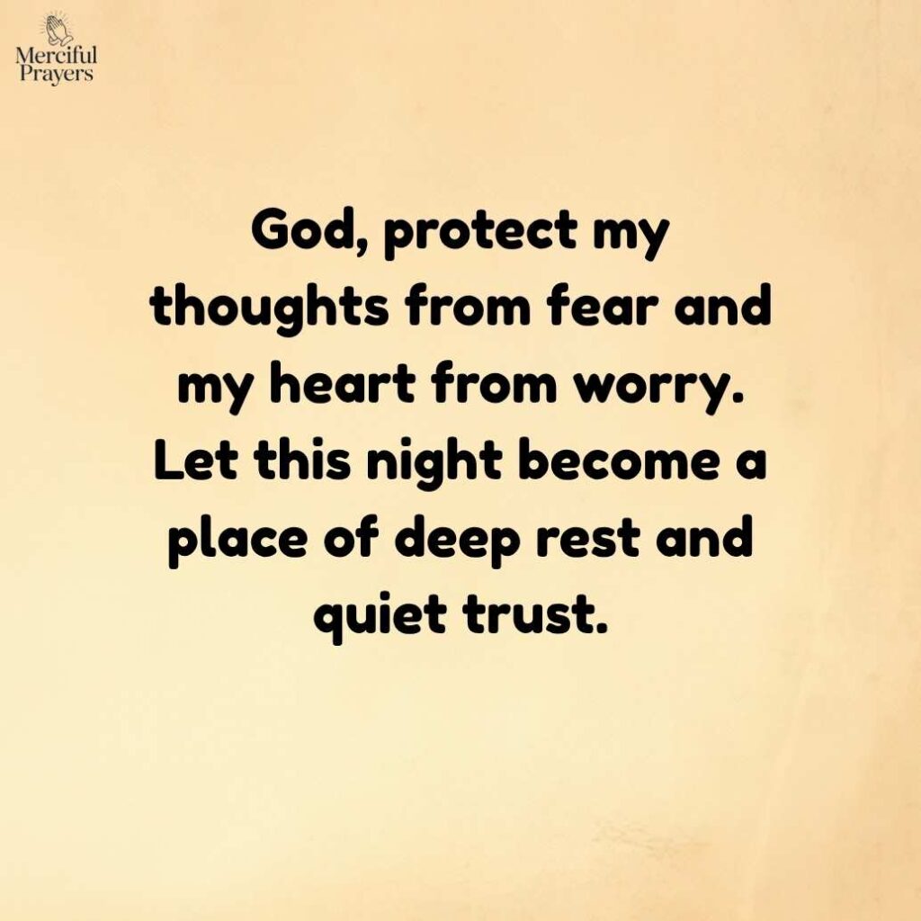 Bedtime Prayer for Protection