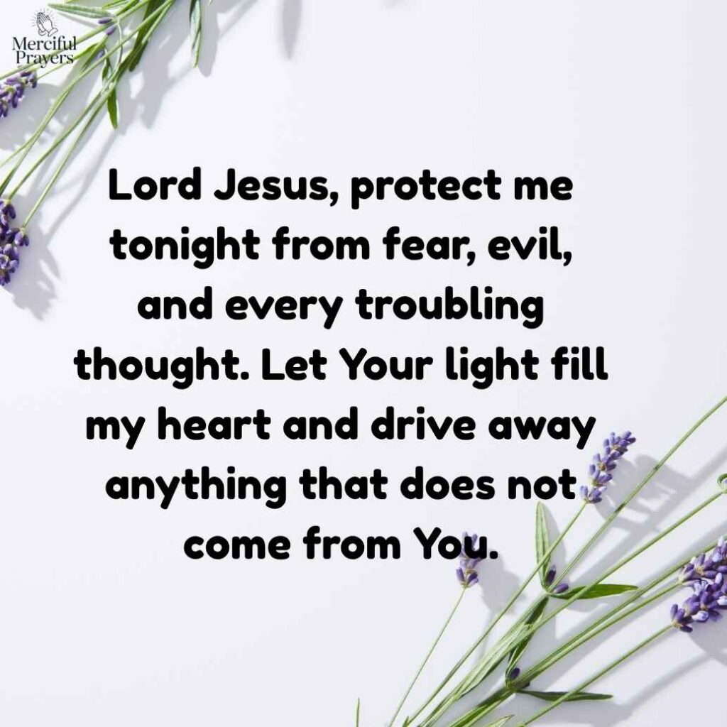 Bedtime Prayer for Protection from Fear and Evil
