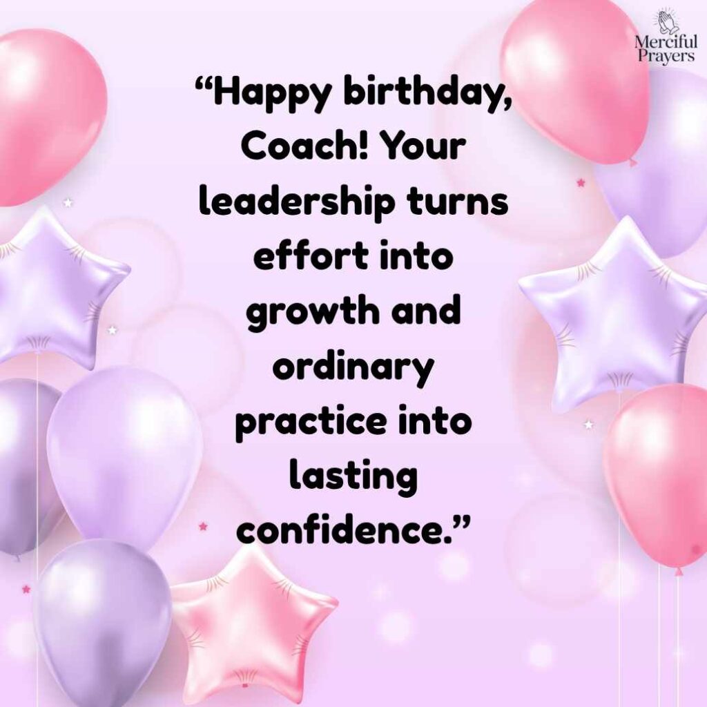 Birthday Quotes for Coach