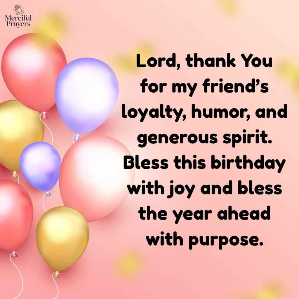 Birthday Toasts Prayers for a Friend