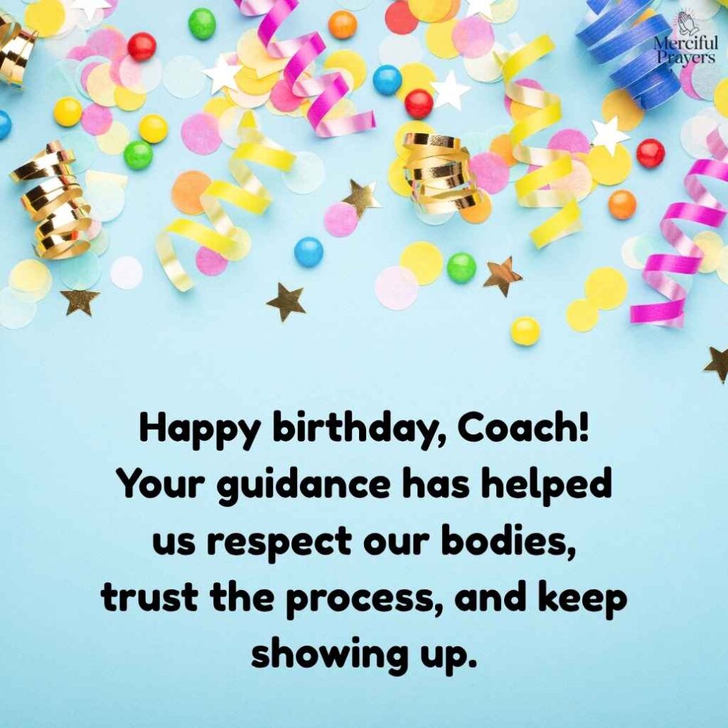 Birthday Wishes for Fitness Coach