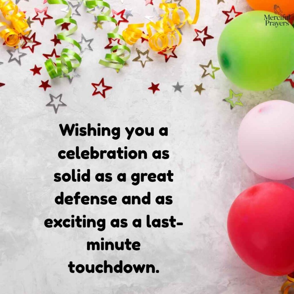 Birthday Wishes for Football Coach