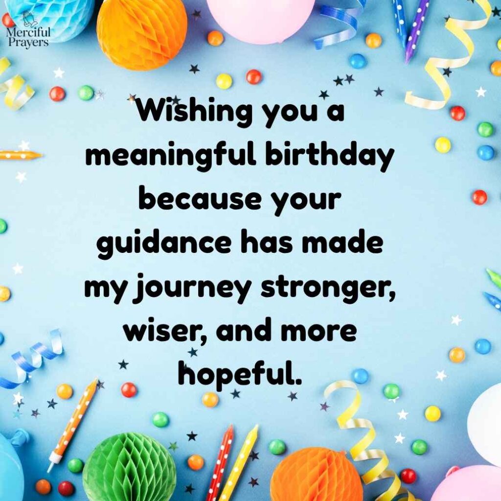 Birthday Wishes to a Mentor and Coach
