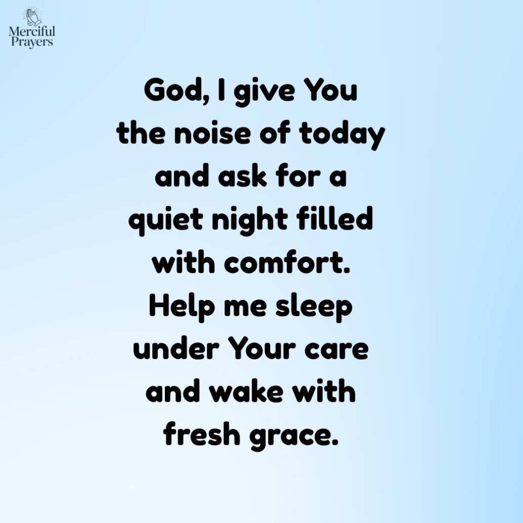 Evening Prayers before Bed for Peaceful Sleep and Rest