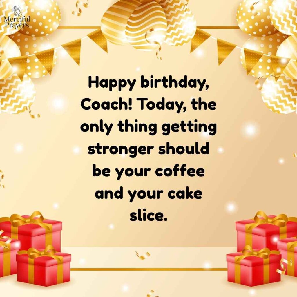 Funny Birthday Wishes for Coach