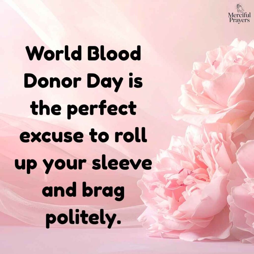 Funny Quotes for World Blood Donor Day