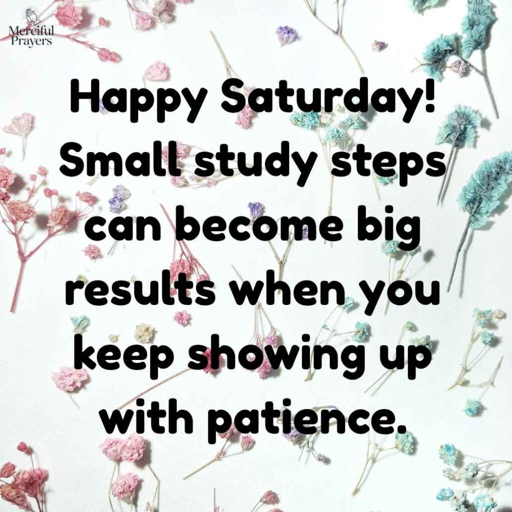 Happy Saturday Messages for Students and New Goals
