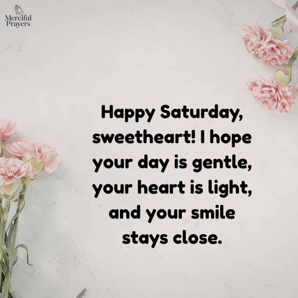 Happy Saturday Messages for Your Partner with Love