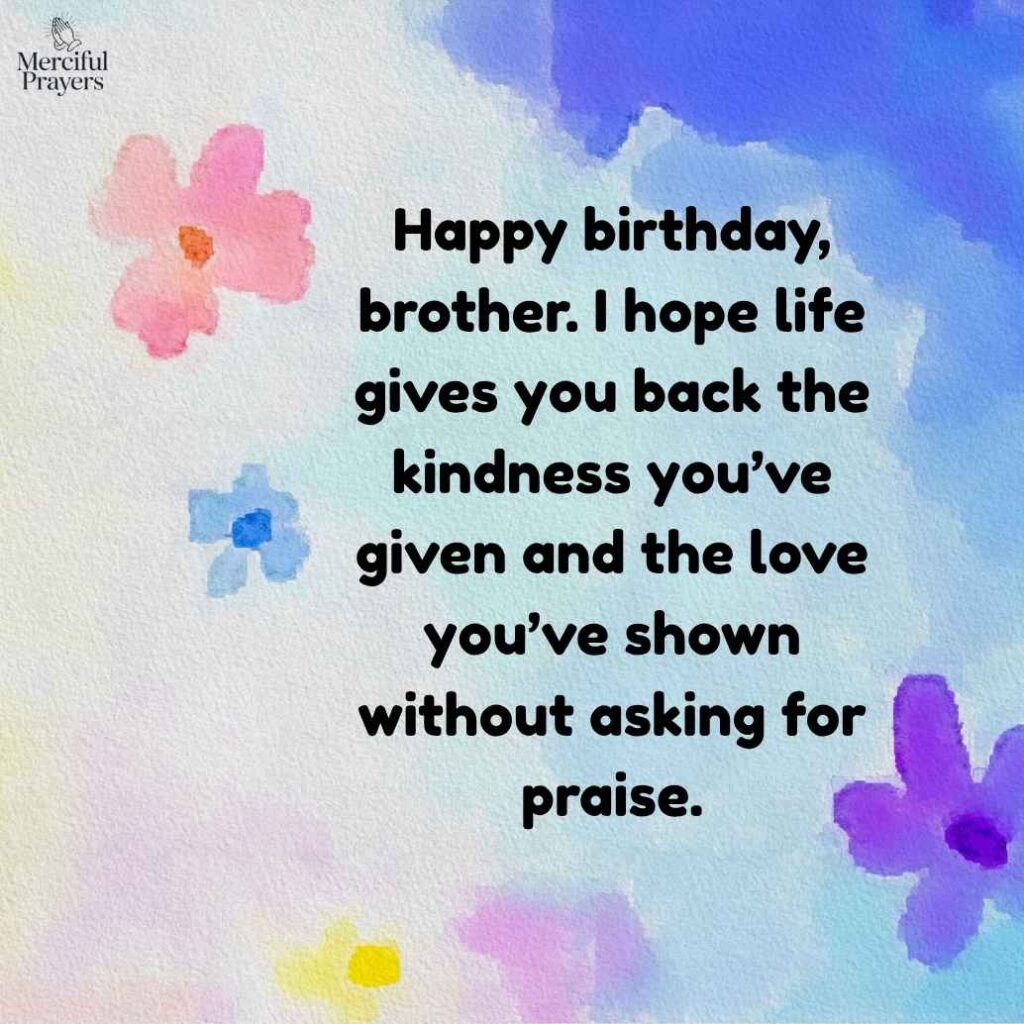 Heart Touching Birthday Wishes for Brother
