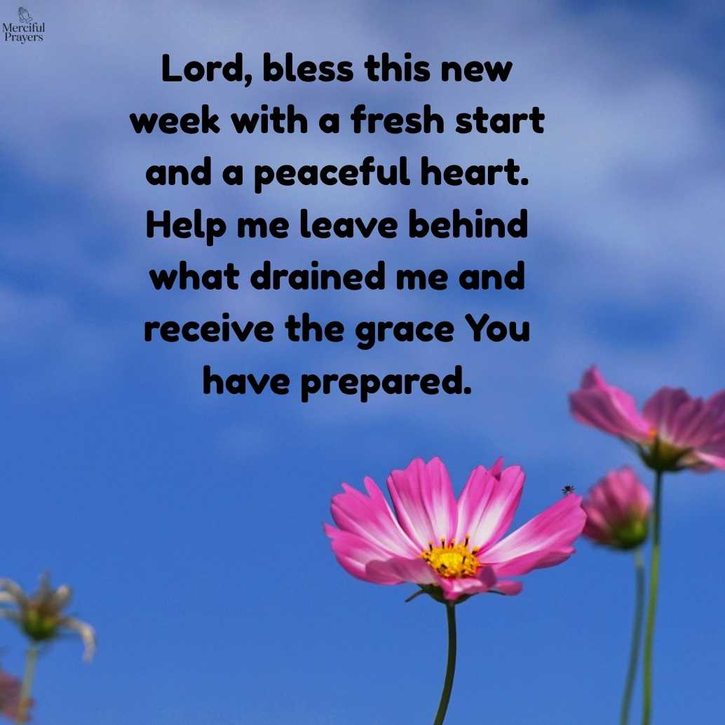 new-week-prayers-and-blessings New Week Prayers and Blessings