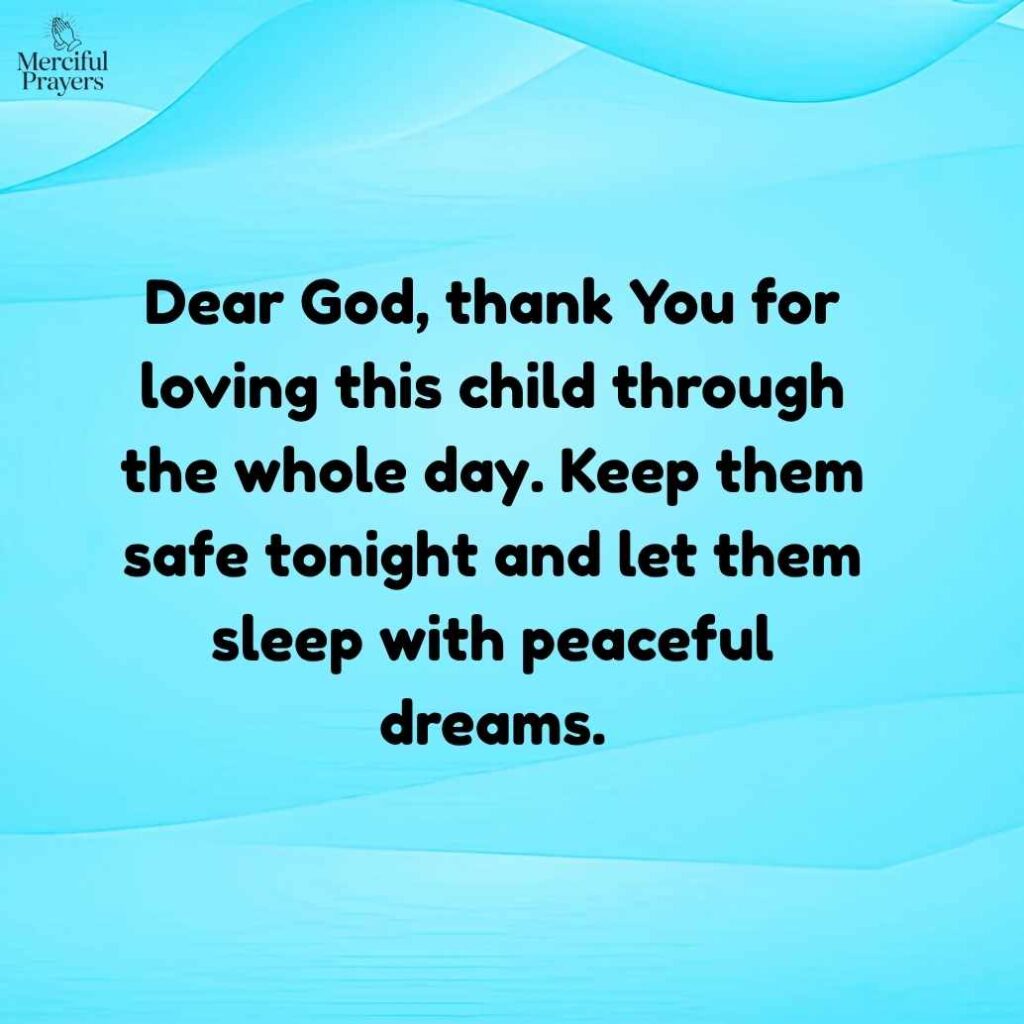 Night Prayer for Children Before Sleep