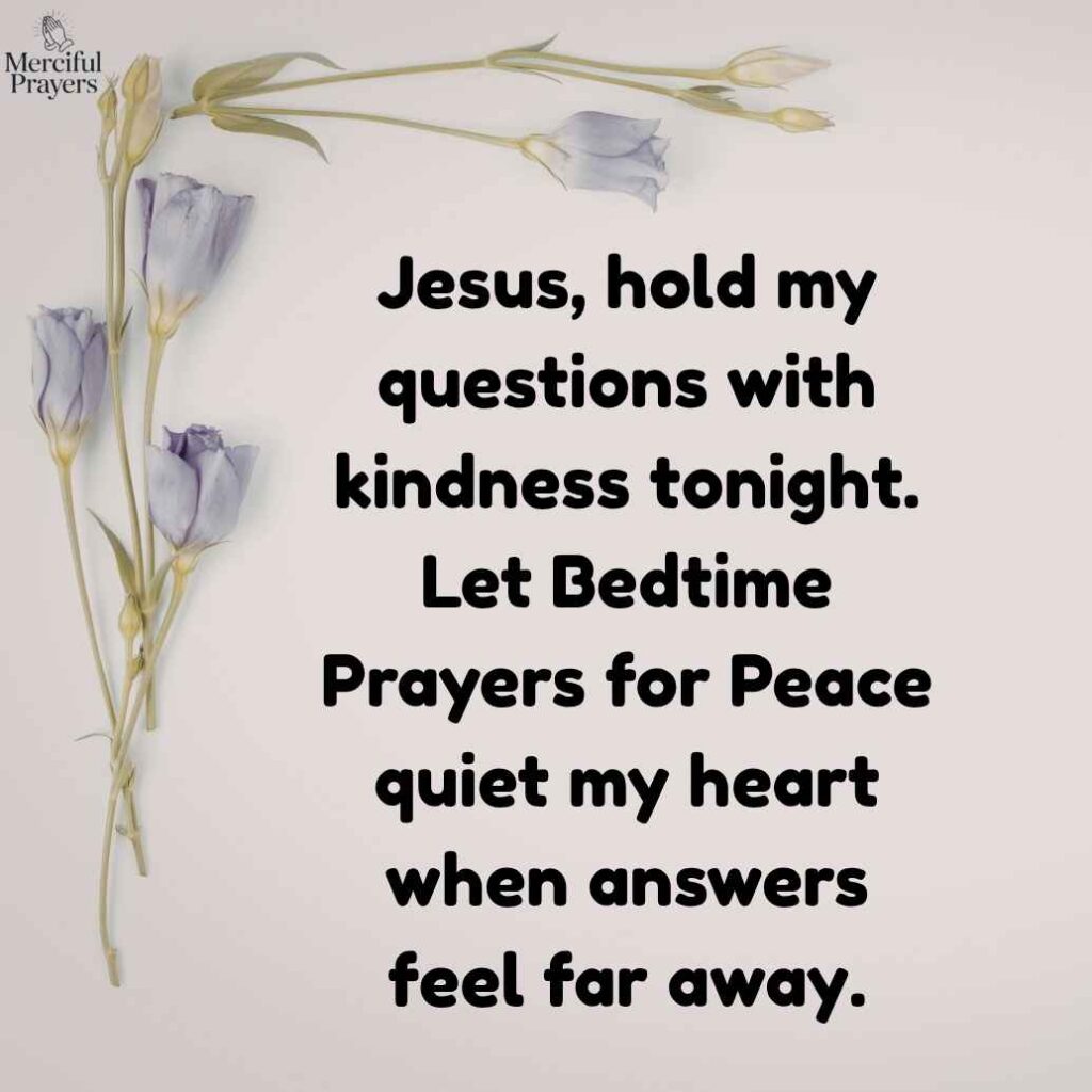 Night Prayer for Trusting God’s Plan