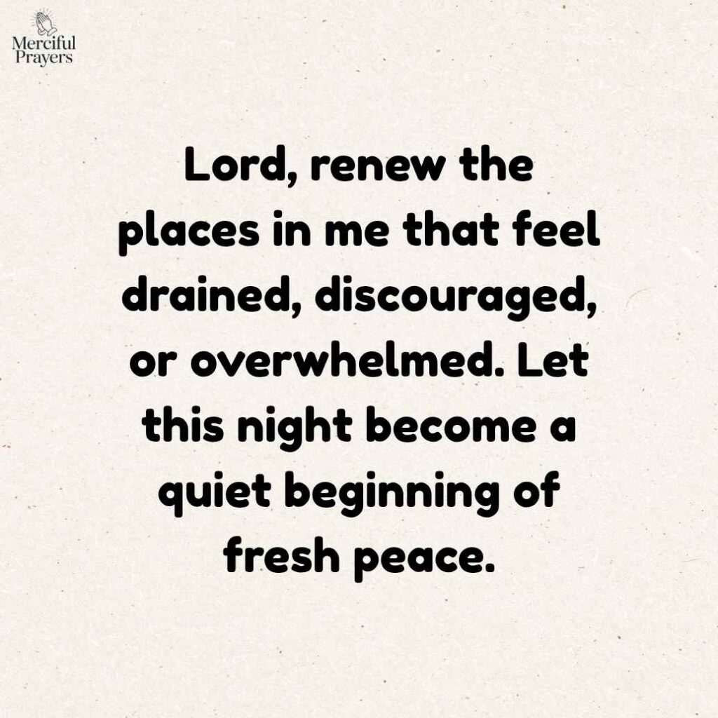 Powerful Night Prayer for Rest and Renewal