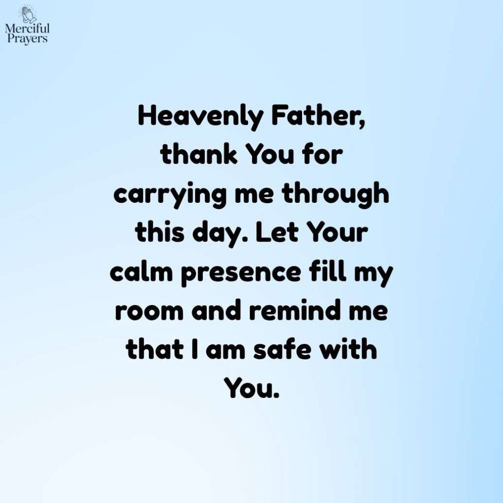 Powerful Night Prayer to End the Day with Peace