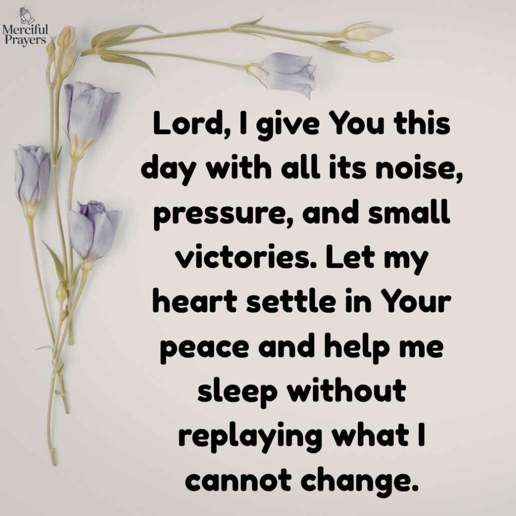 Powerful Night Prayer to End the Day with Peace