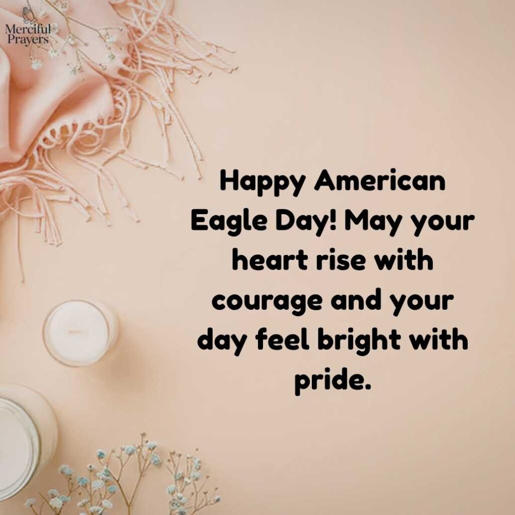 Short American Eagle Day Wishes for Friends and Family