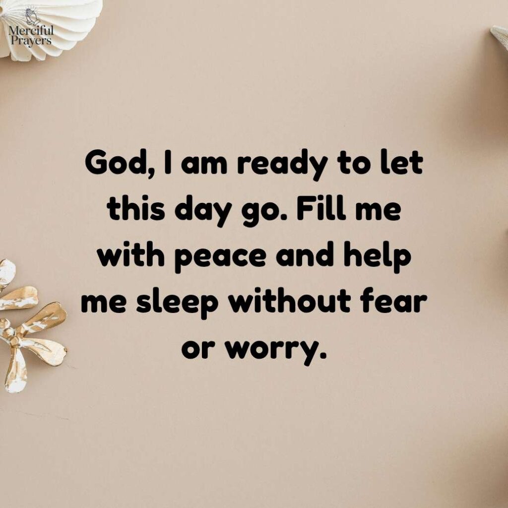 Short Prayer for Sleep and Peace