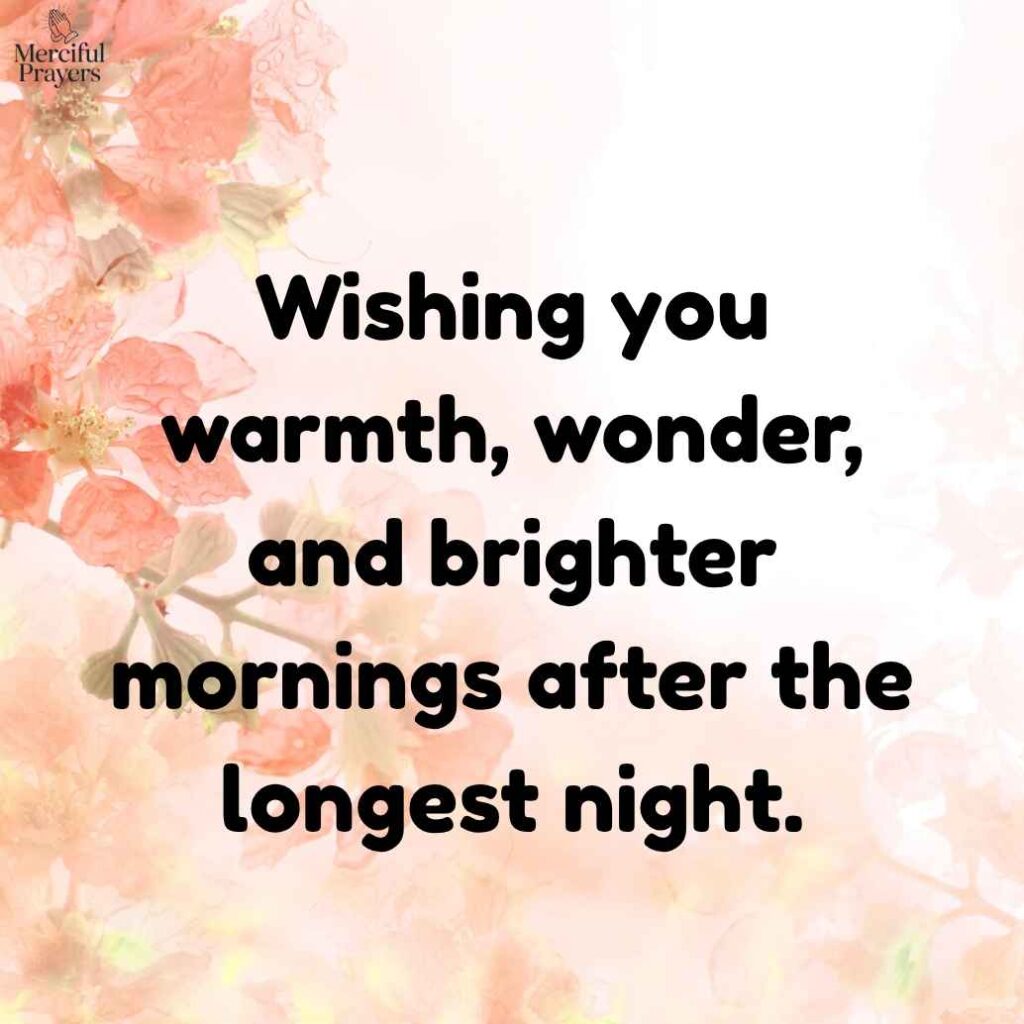 Short Winter Solstice Wishes for Cards and Messages