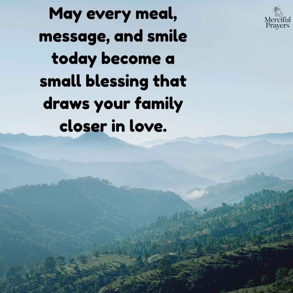 Sunday Morning Blessings for Family and Loved Ones