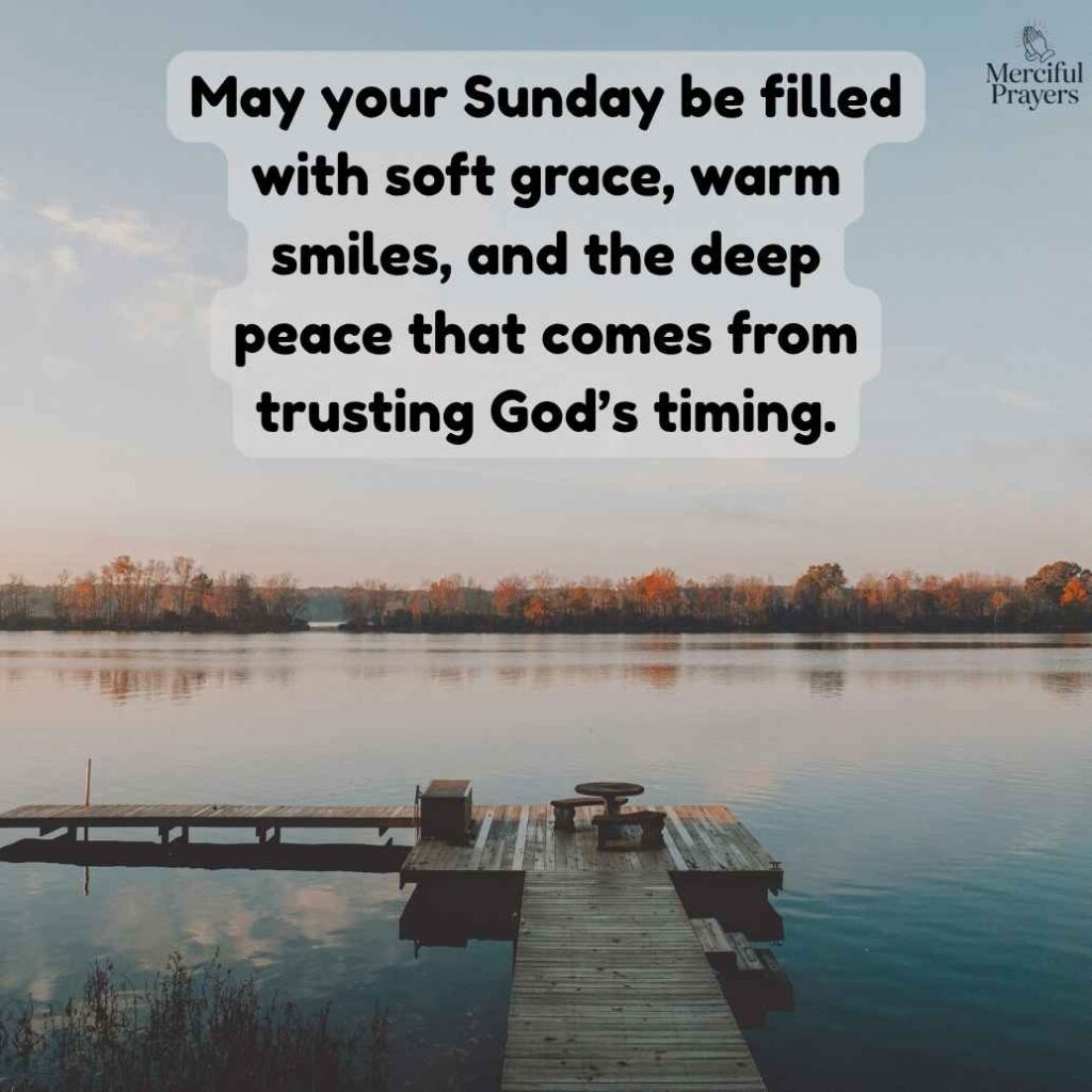 Sweet Sunday Morning Blessings for a Peaceful Heart