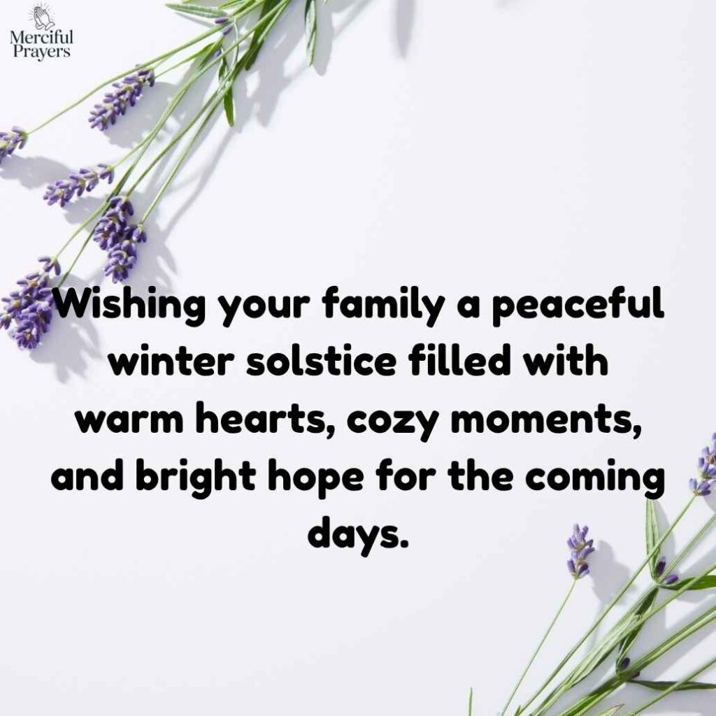 Winter Solstice Greetings for Friends and Family