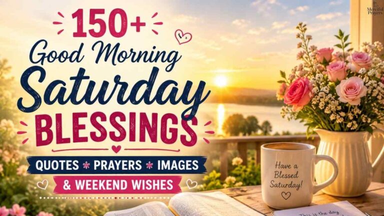 150+ Inspiring Good Morning Saturday Blessings, Quotes, Prayers, Images and Weekend Wishes