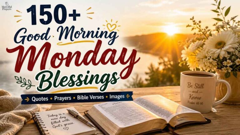 150+ Powerful Good Morning Monday Blessings, Quotes, Prayers, Bible Verses, Images and Greetings