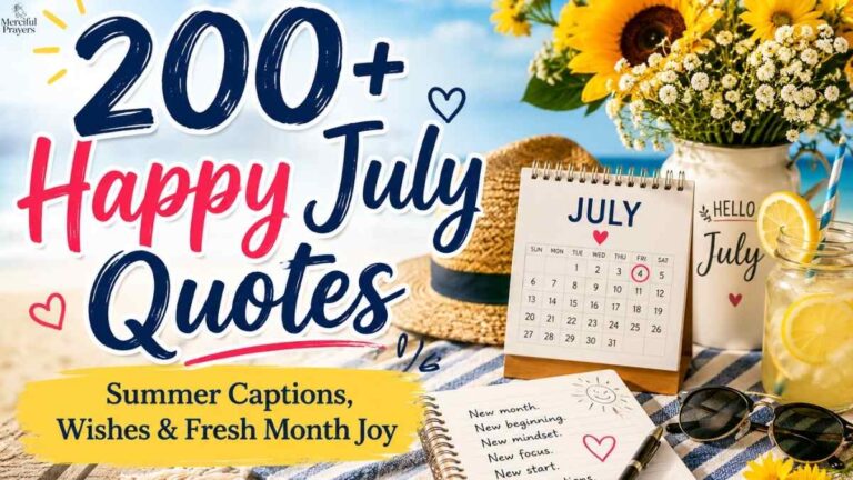 200+ Happy July Quotes for Summer, Instagram Captions, Work Motivation, and Fresh Month Joy